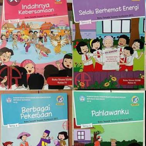 

BUKU PAKET TEMATIK KLS 4 TEMA 1,2,3,4,5 KURIKULUM 13