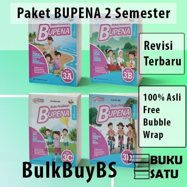 

BulkBuyBS Bupena Kelas 3 SD Erlangga Bupena 3A 3B 3C 3D