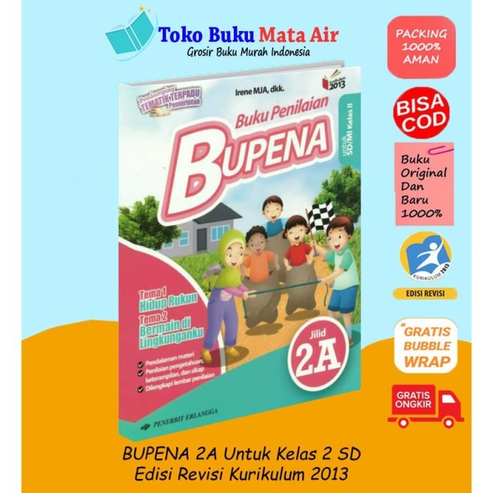 

BUPENA ( BUKU PENILAIAN ) JILID 2A UNTUK SD/MI KELAS II ( K13N )