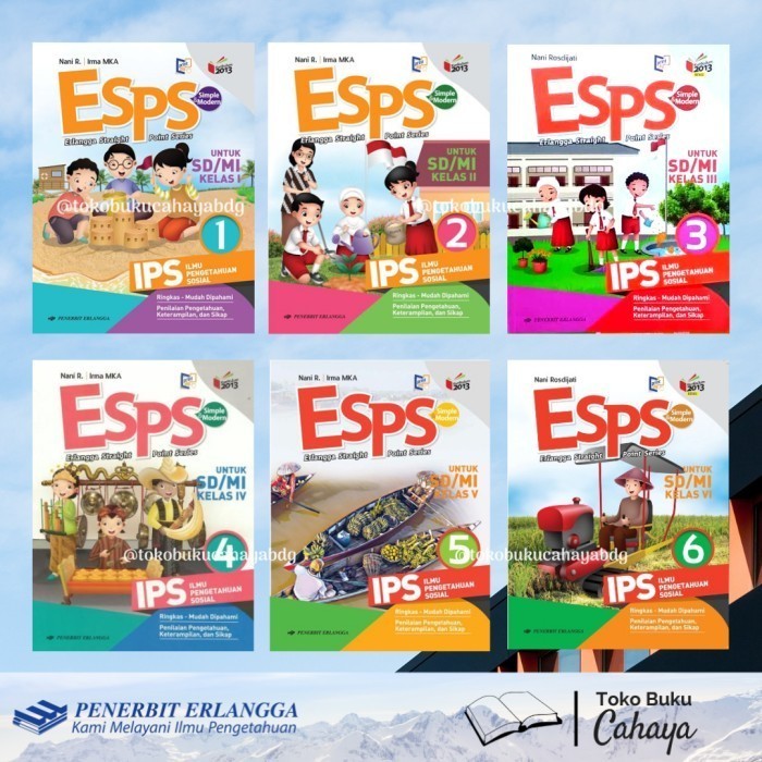 

ESPS IPS SD KELAS 1 2 3 4 5 6 ERLANGGA K13N REVISI 100% Original!