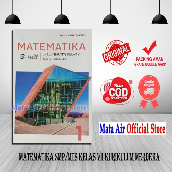 

ORIGINAL MATEMATIKA 1 SMP/MTS KELAS VII KURIKULUM MERDEKA - ERLANGGA