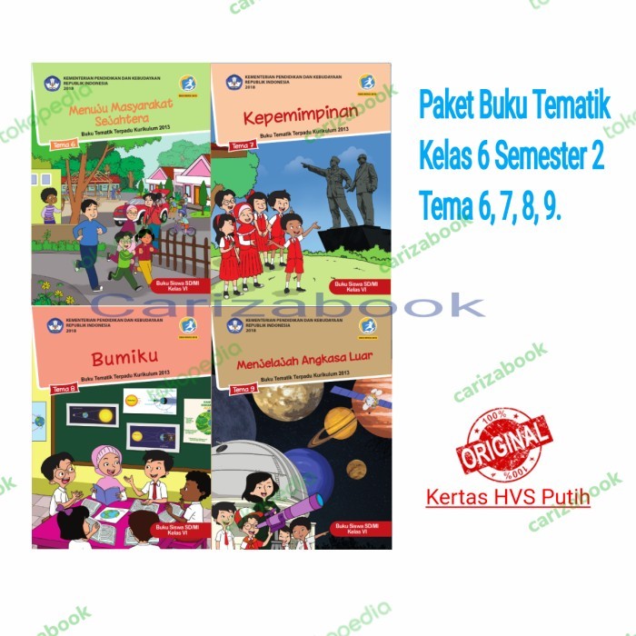 

Buku Tematik SD Paket Kelas 6 Tema 6789