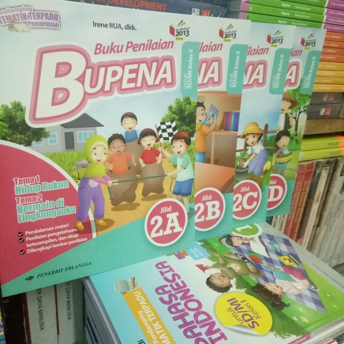 

paket 4 buku bupena untuk sd kelas 2