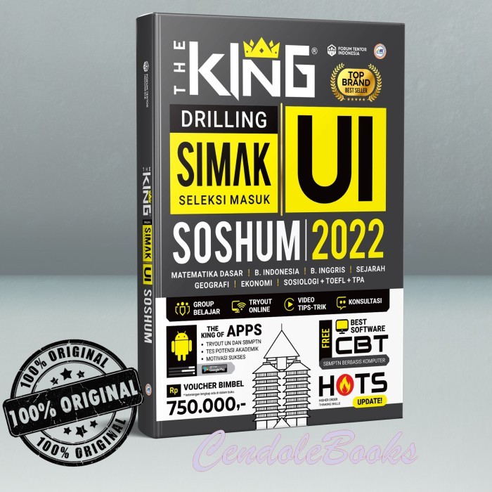 

Buku SIMAK UI 2021 : The King Drilling SIMAK UI SOSHUM 2021