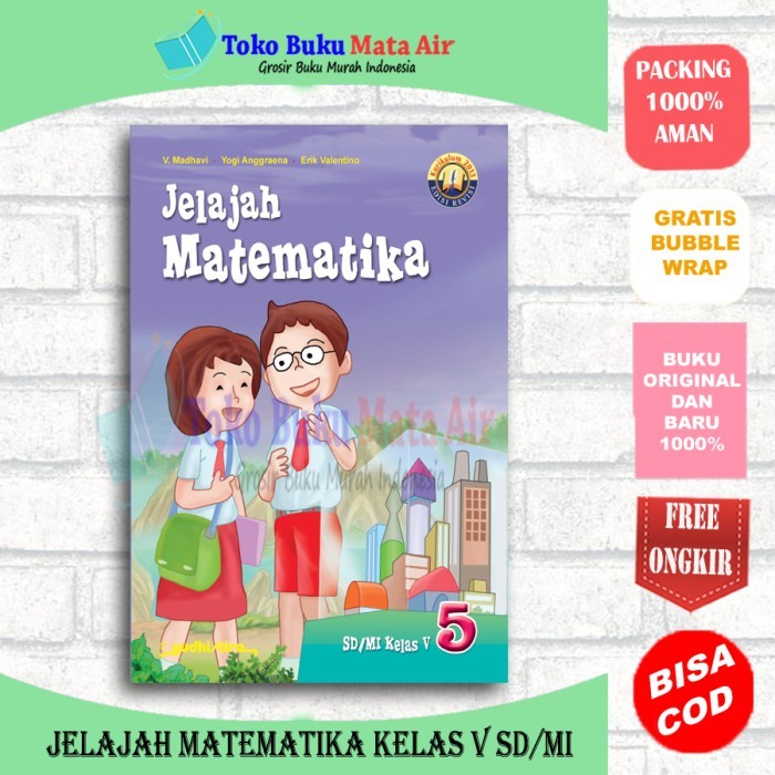 

BEST SELLER JELAJAH MATEMATIKA JL 5 KELAS V SD - V.MADHAVI YUDHISTIRA