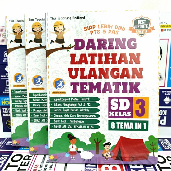 

BUKU DARING LATIHAN ULANGAN TEMATIK KELAS 3 SD (8 TEMA IN 1)