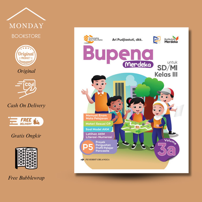 

BUPENA MERDEKA SD/MI JL.3A/KM by Erlangga
