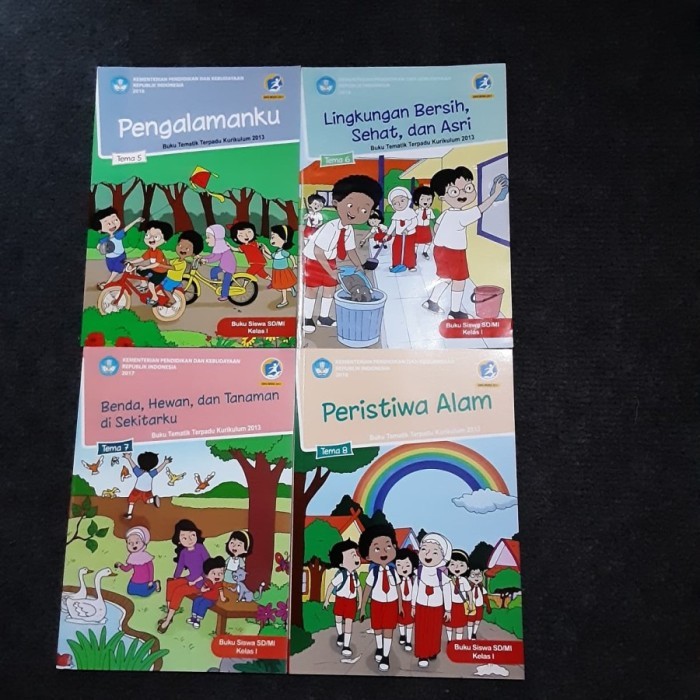 

Paket Buku Tematik SD Kelas 1 Semester 2 K 13 Rev 2018 Tema 5 6 7 8