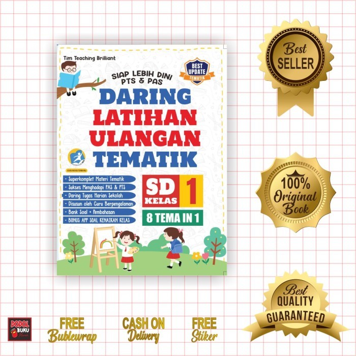 

BUKU TEMATIK SD KELAS 1 - DARING LATIHAN ULANGAN HARIAN - BUKUMURAH