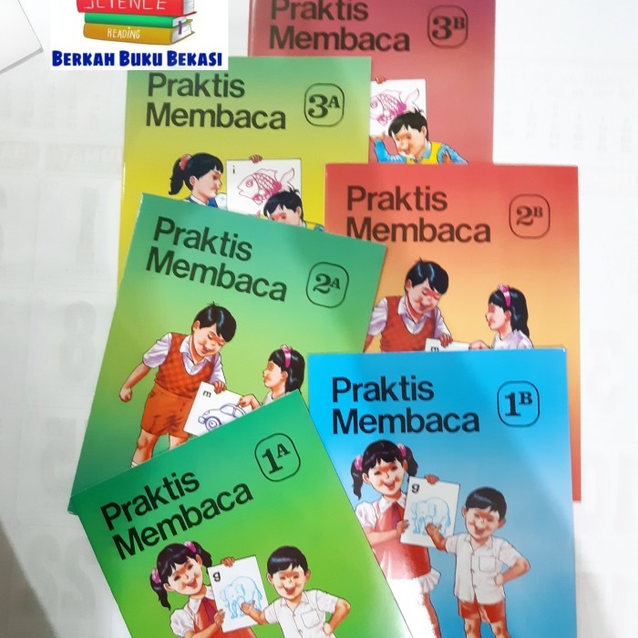 

BEST SELLER PRAKTIS MEMBACA 1 SET (6 BUKU) 1A,B. 2A,B. 3A,B. TERMURAH,