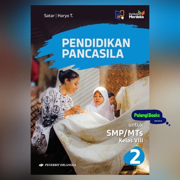 

BUKU PENDIDIKAN PANCASILA SMP/MTS KELAS 8 (VIII) KURIKULUM MERDEKA ERLANGGA SATAR