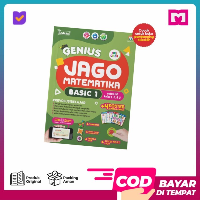 

Buku Sekolah Jago Matematika Basic 1 untuk Kelas 1-3 SD