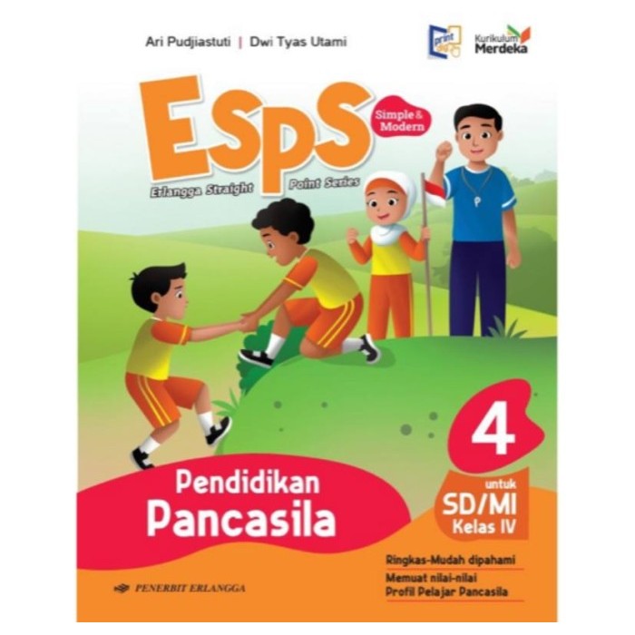 

ESPS Pendidikan Pancasila kelas 4 SD Revisi Kurikulum Merdeka