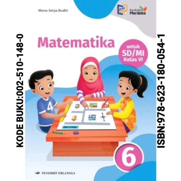 

Buku Matematika Kelas 6 SD / MI Kurikulum Merdeka Erlangga