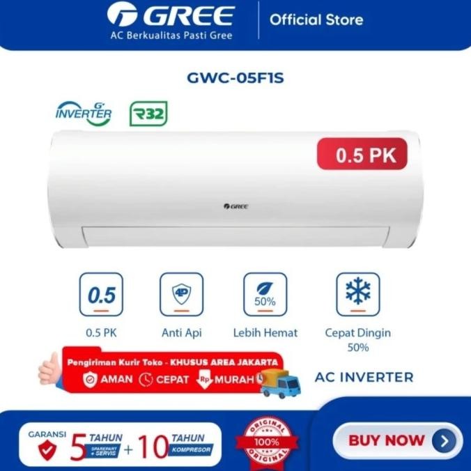 %%%%] F1S SERIES AC GREE 1/2 PK INVERTER / AC GREE INVERTER 1/2 PK (GWC-05F1S) (indoor & outdoor)