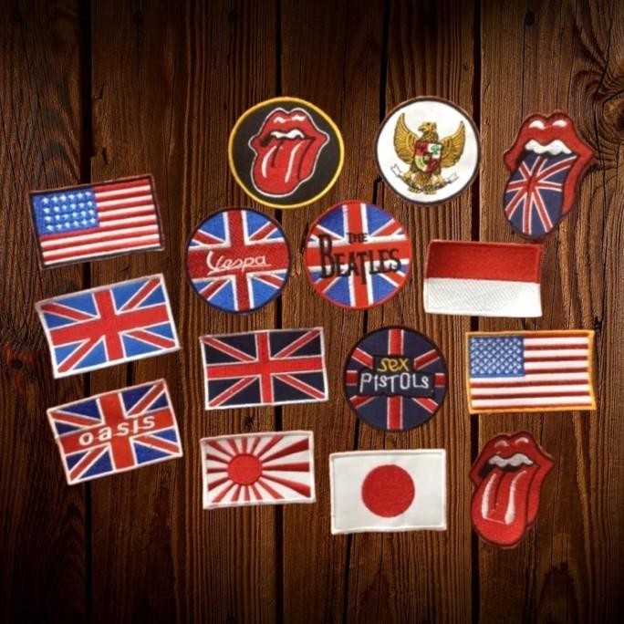 

~^~^~^] Patch bordir mini premium bendera dunia best quality