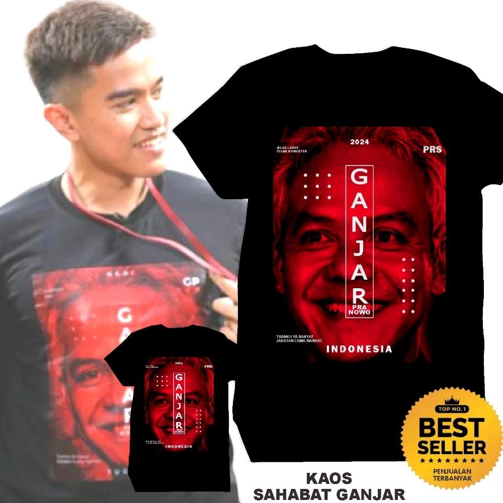 Promo Kaos Ganjar Pranowo Presen 2024 Kaos Ganjar Pranowo Terbaru Kaos Ganjar Pranowo