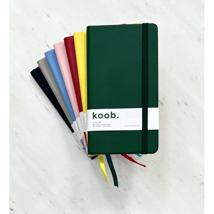 

A631 Koob. Hardcover Notebook A6+ Buku Tulis Titik Dotted Jurnal Diary