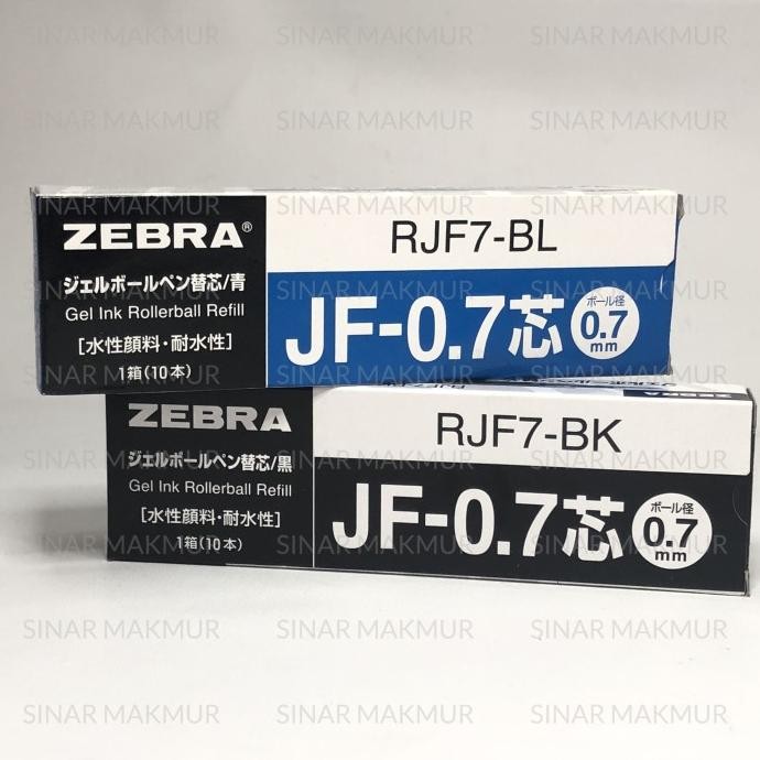 

TERLARIS - Refill / Isi Pulpen Sarasa 0.7 ZEBRA JF-0.7 (PAK)