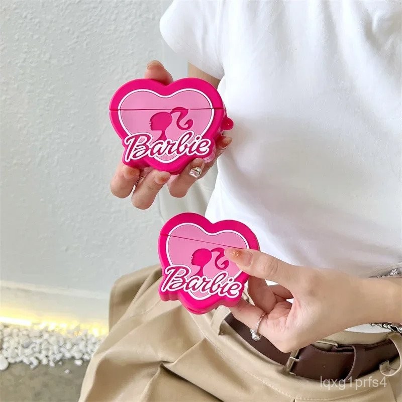 Barbie Pink Box Case For Airpods Pro Case,Miniso Silicone Protective Cover For Airpods 1/2 Case/Airp