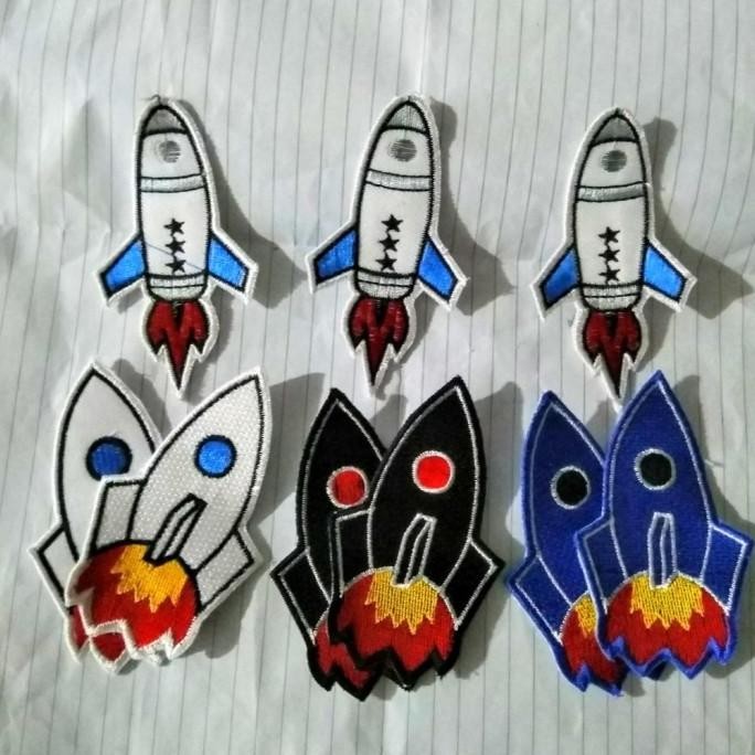 

$$$$] Patch Bordir Roket Astronot