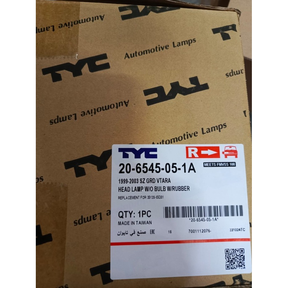 Lampu depan Escudo 2.0 TYC taiwan