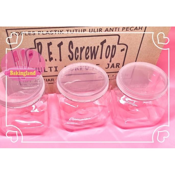 Toples kue plastik ulir