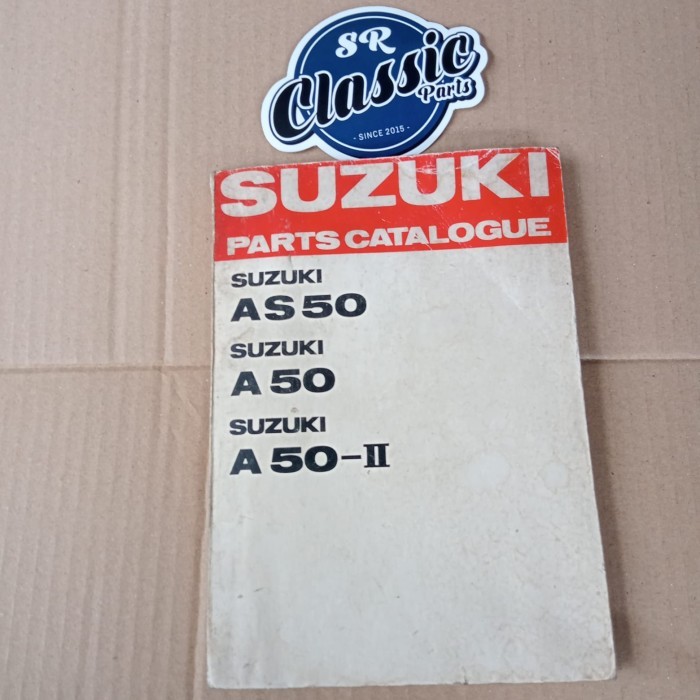 

Buku Katalog Parts Catalogue Suzuki As50 A50 A50 2 Printed In Japan Barang Langka