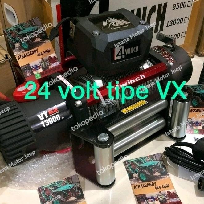 Winch Wins Penderek 24V 24 Volt Truck Towing Offroad Jeep Warn 4Winch