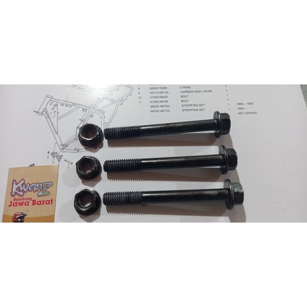 Baut Braket Mesin Ts125 Baut Braket Mesin Depan Ts125 Baut Dudukan Mesin Ts125 Baut Braket Mesin Ts1