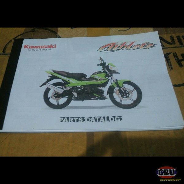Copy Buku Part Katalog Kawasaki Athlete 2008 Barang Langka