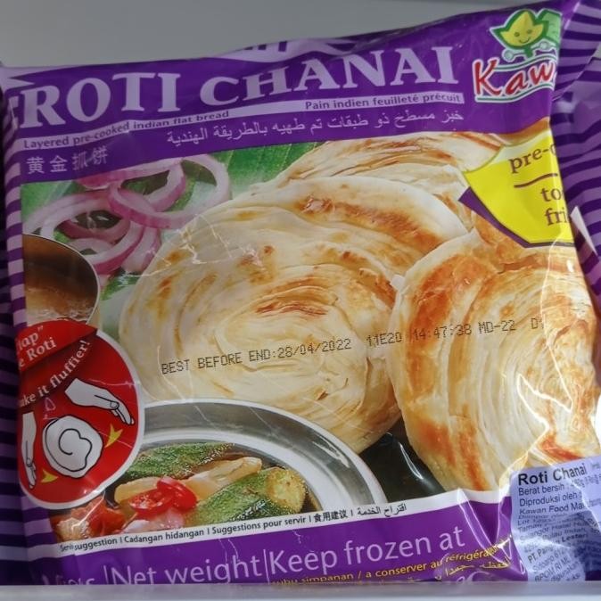 

Kualitas terbaik] kawan food roti chanai 480gr