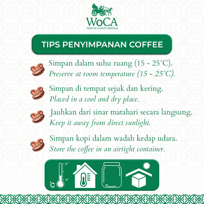 

Woca Kopi Bubuk Luwak Premium 20 Sachets