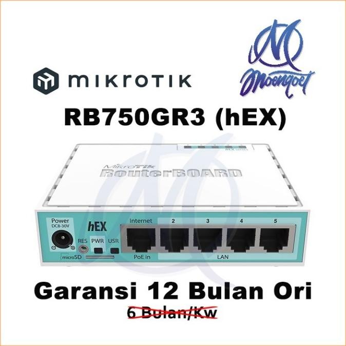 TERBARU - Mikrotik RB750Gr3 Hex RB750G R3 RB 750G