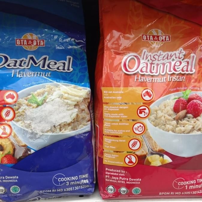 

best seller] ota & ota instan oatmeal havermout 750gr