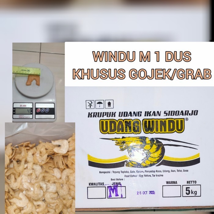 

Kerupuk Udang Windu M 1Dus 5Kg Khusus Gojek Grab Terlaris