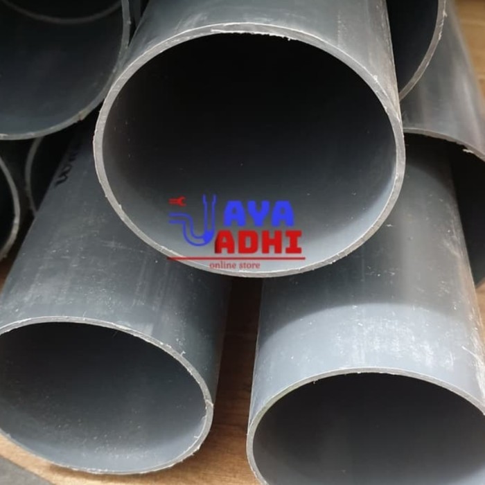 *#*#*#] Pipa PVC 4 inch AW - 4m / warna Abu WL