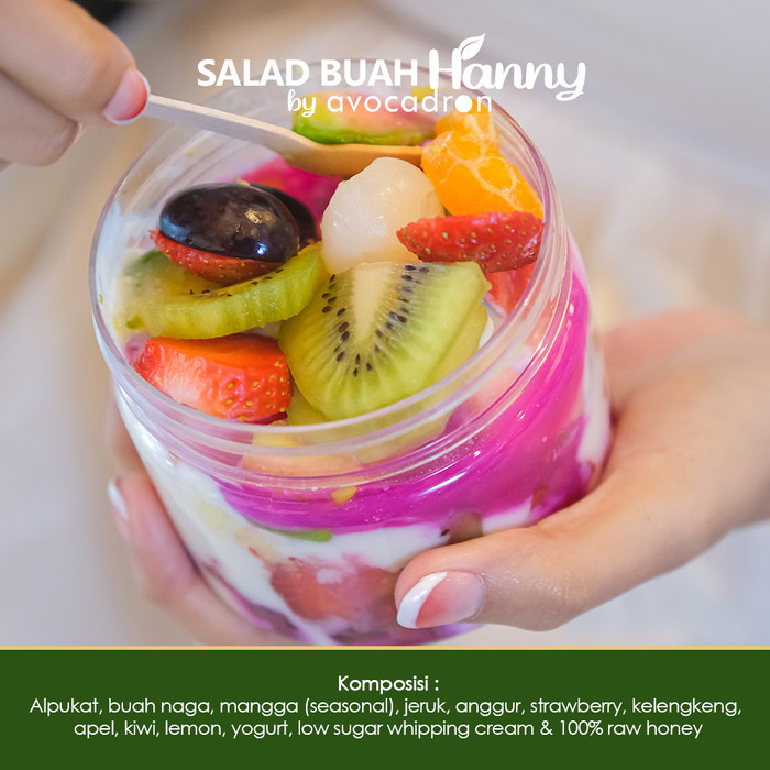 

Salad Buah Premium Avocadron X Hanny Terbaru