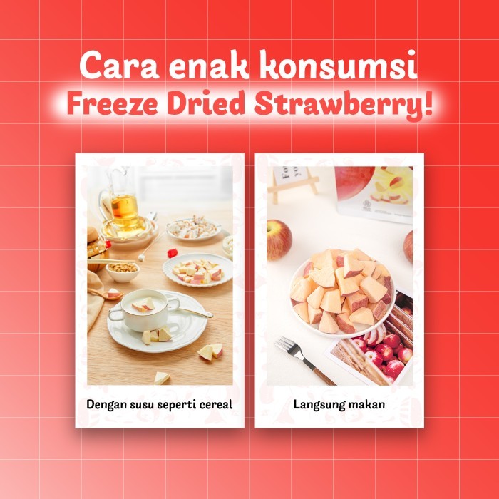 

Ursnacks Buy 5 Get 1 Free Pack Freeze Dried Strawberry - 5 Pack New