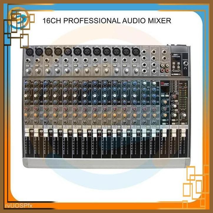 [ATS] Professional audio mixer 16ch - mixer audio 16 channel