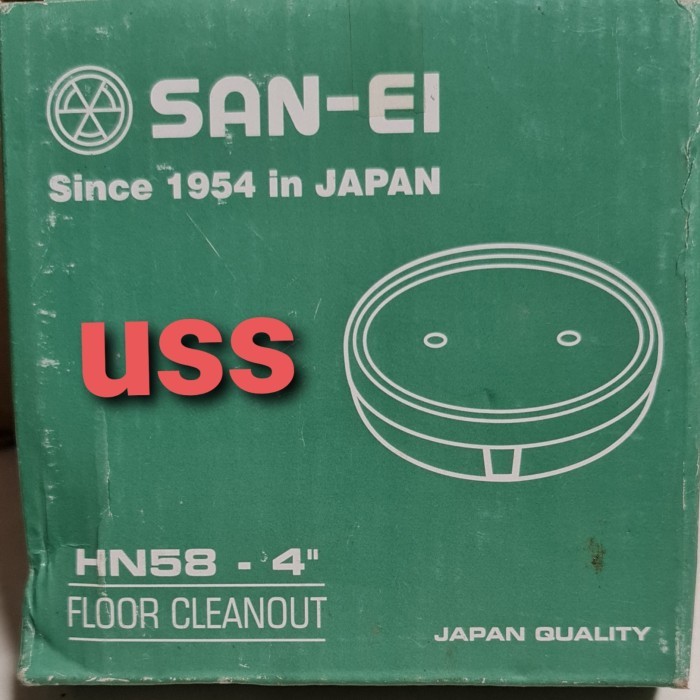 Terbaru San Ei Hn 58 Floor Clean Out 4 Inch