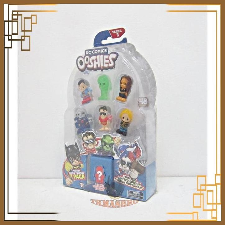 

[MBF] OOSHIES PENCIL TOPPERS SERIES 3 DC COMICS 7 PACK SNI