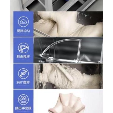 Mesin Pengaduk Adonan Roti Terpung Mixer Kue 5Kg Giling Tepung Adonan  Ready