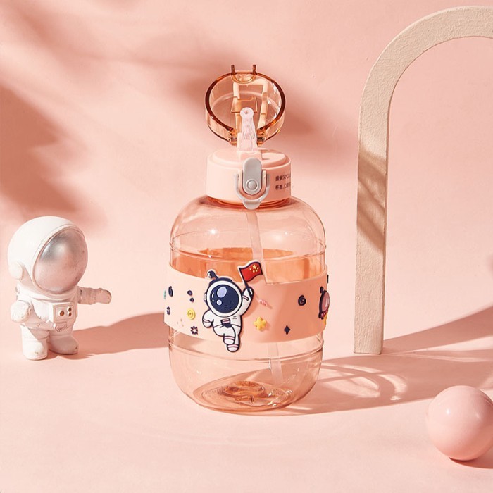 Berindo Botol Minum Plastik Lucu 750 Ml Bening Transparan Warna Warni