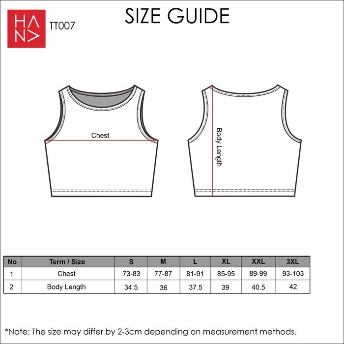 Sita Crop Tank Top Atasan Wanita Tt007