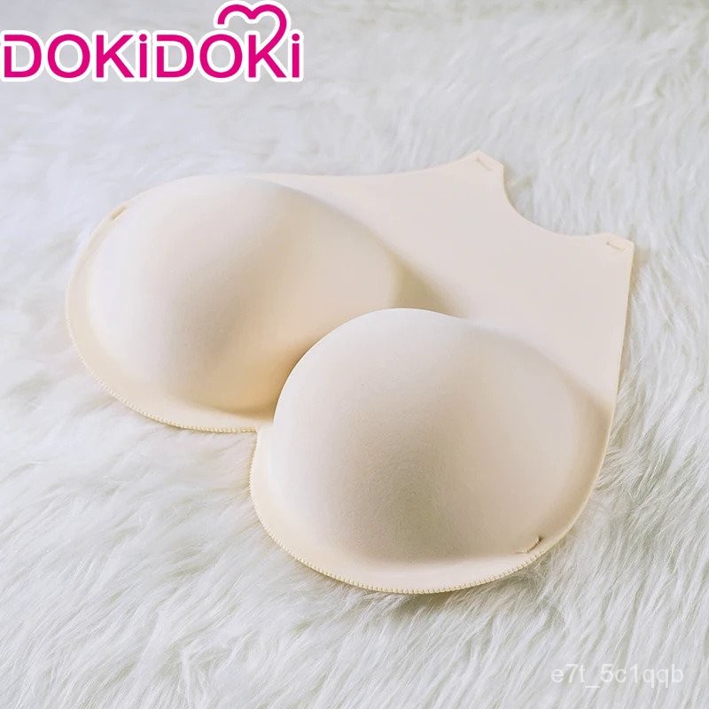  Fake Boobs Anime Game Cosplay Accessories DokiDoki False Breast Forms Crossdresser Realistic Shemal