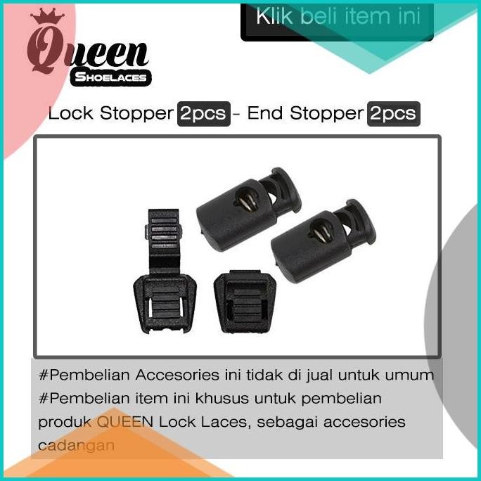 

Stopper dan end stopper Queen Lock laces 140BZ4 limited stock