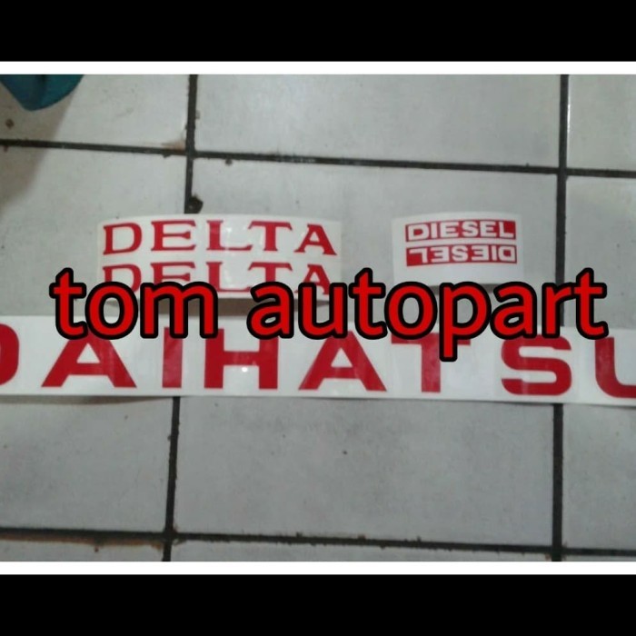 Stiker Body Daihatsu DELTA