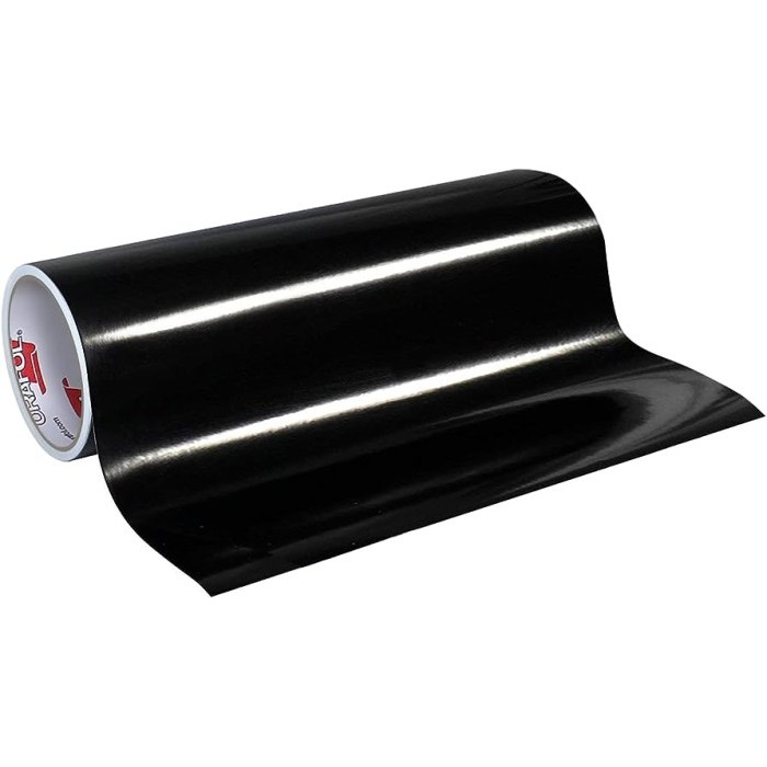 Stiker Oracal 651 070 Hitam Black Matte Doff Glossy Skotlet - 1 Meter