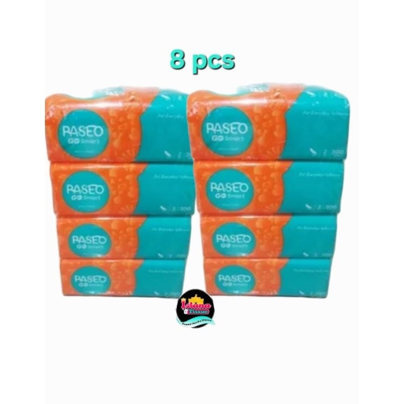 

Tisu PASEO GO SMART 200s (Paket 2 Slop Isi 8 pcs) |TIlEuzDg|